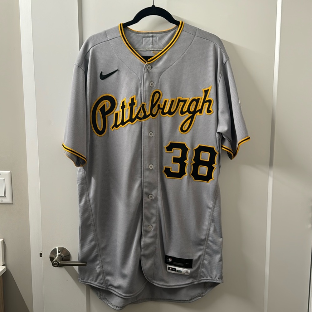MLB Yacksel Rios Autograph Pittsburgh Pirates Game Jersey